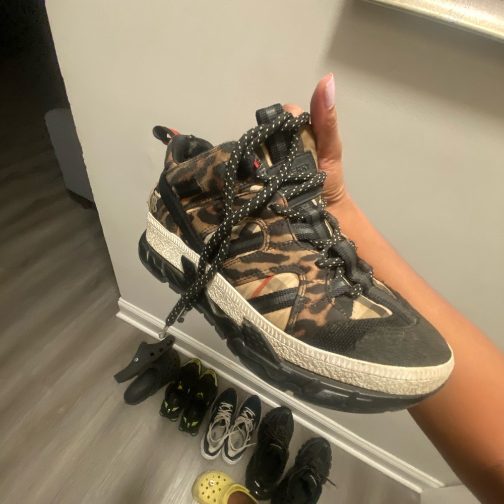 Women’s Burberry wedge sneakers